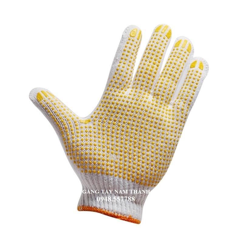 Rubber coated gloves